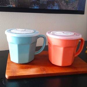 2PC Beautiful Soup Holder Mugs